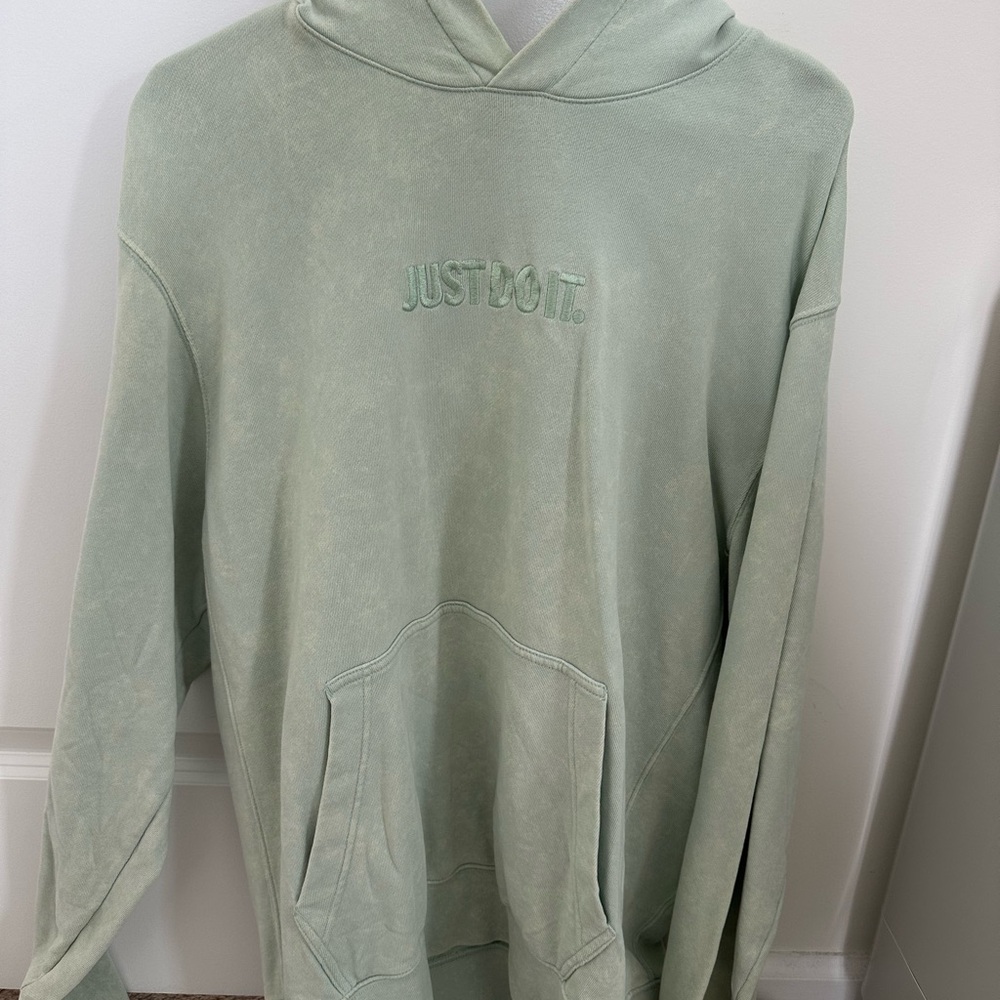 Nike Men's Light Green Hoodie